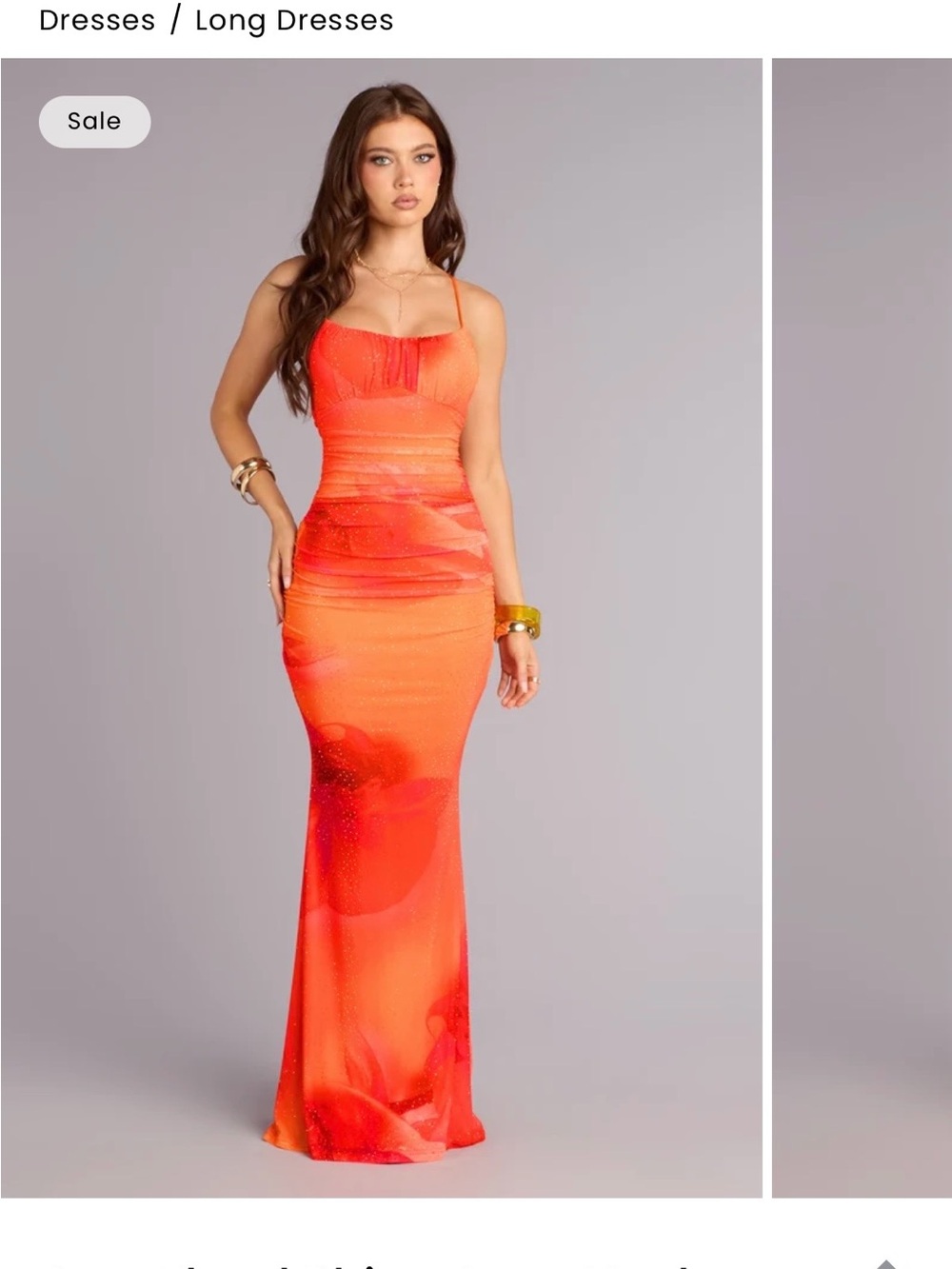 Windsor Rhinestone Mesh Dress